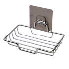 Hygienic and convenient stainless steel soap dish ideal for bathroom essentials