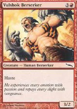 VULSHOK BERSERKER FOIL X4 4 4X Mirrodin MTG Magic the Gathering Cards DJMagic