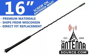 16" FUBA STYLE ANTENNA MAST - FITS: 2010-2024 Mercedes Benz Sprinter 2500 - Foto 1 di 7