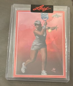 2023 Leaf Metallic Imaginations Catherine Parenteau Red /199 Pickleball Edition