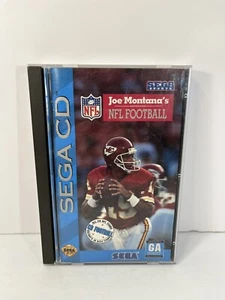 Joe Montana's NFL Football CIB Sega CD Complete Disc Case Art Manual +Reg Card - Bild 1 von 15