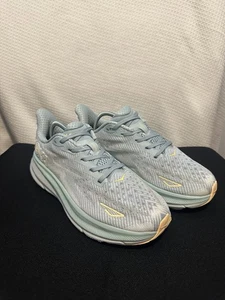 Hoka One One Clifton 9 Weite UK 6 Damen Laufschuhe Walking Gym Powder Blue - Bild 1 von 13