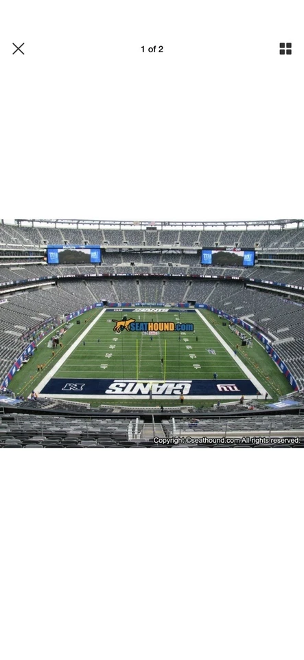 New York Giants vs. Minnesota Vikings - 12/21/25 2 Tickets Plus Parking Pass - Image 1 of 1
