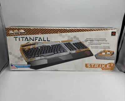 Mad Catz Strike 3 Titanfall Gaming Keyboard – New Sealed Rare - Image 1 of 4