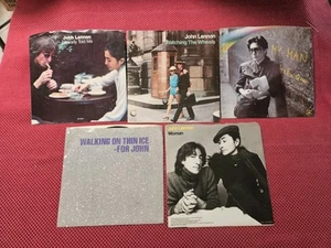 Lot Of 5 JOHN LENNON/Yoko Ono  45rpm Tested ALL-VG/EX - Picture 1 of 2
