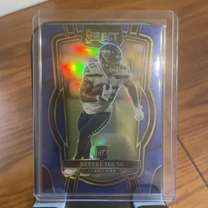 Panini Select Club Level Blue Prizm 2022/99 Dareke Young #210 Rookie RC - Imagen 1 de 3