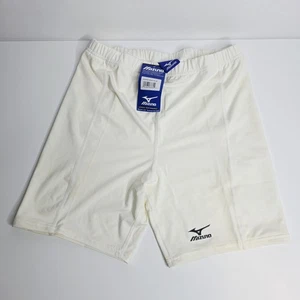 Medium Mizuno weiße Damen-Softball-Kompressionsshorts neu mit Etikett Volleyball 6 Zoll  - Bild 1 von 10