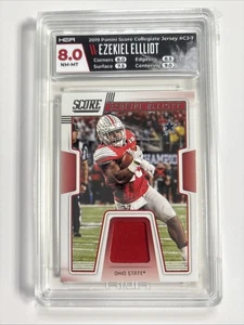2019 Score Exekiel Elliott #CJ-7 Collegiate Jerseys Patch Ohio State HGA 8.0 - Bild 1 von 2