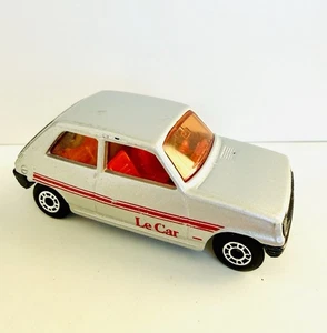 1976 Matchbox Superfast No. 21 Renault 5TL Le Car Silver w/ Red Interior Toy - Picture 1 of 5