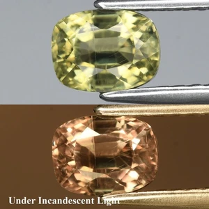 π 0.98ct 5.8x4.5mm VS Cushion Natural Color Change Diaspore - Turkey Gemstone - Picture 1 of 6
