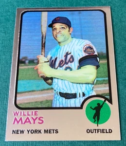 Willie Mays 1996 Topps Chrome #305 New York Mets San Francisco Giants - Picture 1 of 2