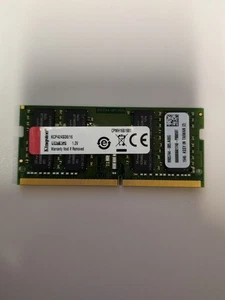 Kingston 16GB DDR4 2400 MHz PC4-19200 2Rx8 SODIMM Laptop Memory RAM KCP424SD8/16 - Picture 1 of 1