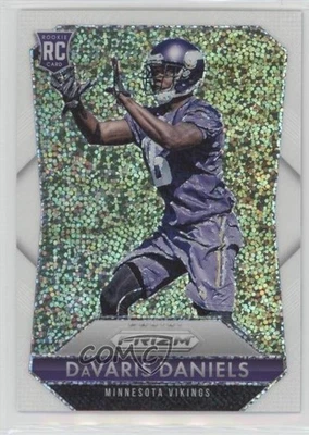 2015 Prizm Rookies Panini Rewards White Sparkle Davaris Daniels #222 Rookie RC - Image 1 of 2