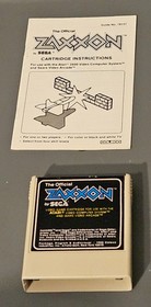 Zaxxon Atari 2600/7800/2600+/7800+ with Manual TESTED WORKS