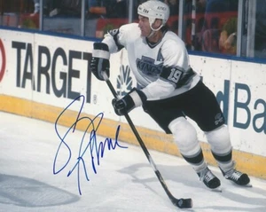 LARRY ROBINSON SIGNED LOS ANGELES LA KINGS 8x10 PHOTO! HOCKEY HALL OF FAME - Picture 1 of 1