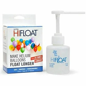 Ultra Hi-Float Balloon Solution & Pump Dispenser 5 oz, Treats 50 Helium Balloons - Picture 1 of 1