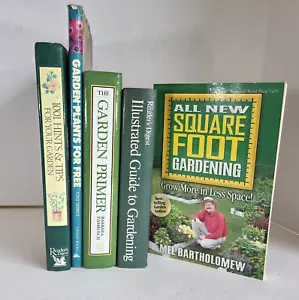 Gardening Books Lot x 5 - Vegetables Food Homesteading Preppers FREE SHIPPING - Picture 1 of 14