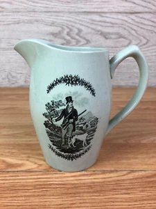 Copeland Spode Squires Green Jug Hunting Gentleman And Dog 5.5" Tall - Picture 1 of 8