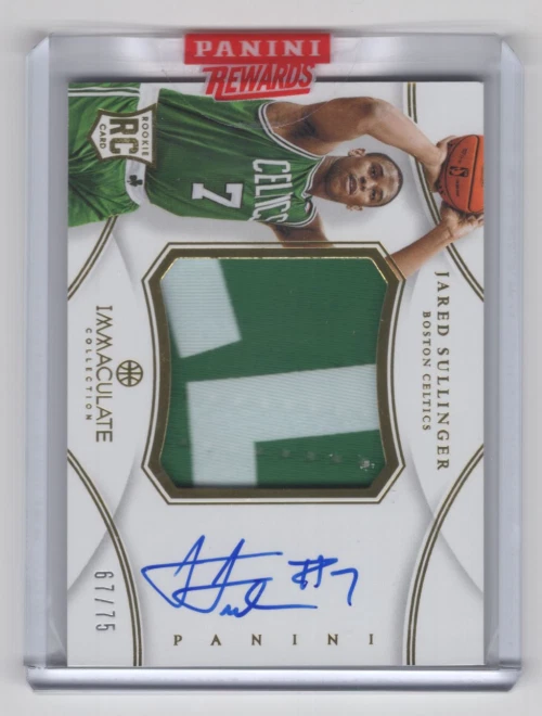 2012-13 Immaculate Collection Jumbo Patch Jared Sullinger EXCH Auto Jersey /75 - Image 1 of 1