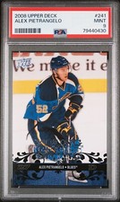 2008-09 Upper Deck Alex Pietrangelo Young Guns #241 Rookie RC PSA 9 Mint