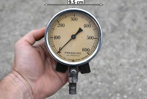 Vintage Manometer JOSEPH TOMEY BIRMINGHAM altes Industrie Zifferblatt - Bild 1 von 11