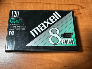 MAXELL GX-MP 120 Min 8mm HQ 2-pack Blank Tape Camcorder Videotapes New Sealed - Picture 1 of 1