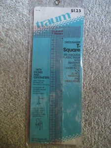 Modista transparente T cuadrada vintage Traum NUEVA EN PAQUETE envío gratuito - Imagen 1 de 1