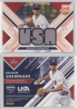 2019 Elite Extra Edition USA National Team Materials Orange /199 Braden Shewmake