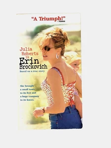Vintage Erin Brockovich (VHS, 2000) Julia Roberts - Picture 1 of 4