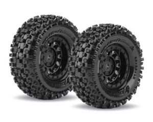 LOUISE CR-UPHILL 1.0 Super Soft Mini Crawler Reifen auf schwarzer Felge ... - Bild 1 von 1