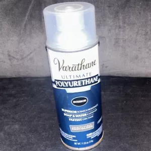 Varathane Semi-Gloss Clear Interior Water-Based Spray Polyurethane, 11.25 Oz NOS - Picture 1 of 4