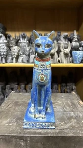 SELTENE ANTIKE ÄGYPTISCHE ANTIQUITÄTEN ÄGYPTISCHE Statue der Katzengöttin Bastet Ägypten v. Chr. - Bild 1 von 11