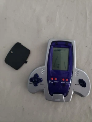 Портативная синяя и серебряная ракета карман ручная электронная игра протестирована - Изображение 1 из 4