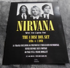 Autocollant de fenêtre promotionnel Nirvana With The Lights Out Cling 2001 Geffen Records