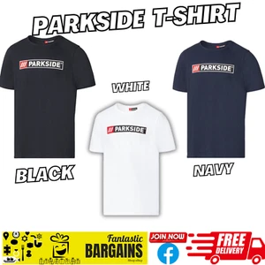 Herren Parkside Tools T-Shirt tailliert Stil marineblau Large Rundhalsausschnitt Neuheit Arbeit - Bild 1 von 16