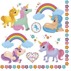 Papier Luncheon Decoupage Servietten Europäisches Design Kinder Einhorn 20 Stück - Bild 1 von 1