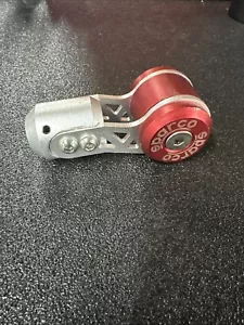 Sparco Shift Knob Silver RED Aluminum Lightweight Racing Custom Drift Hot rod - Picture 1 of 5