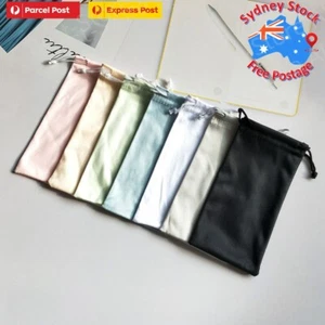 Soft Carry Bag Sunglasses Reading Case Microfibre Soft Glasses Pouch AU * POST - Picture 1 of 4