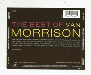 Van Morrison The Best of CD Rear Insert Only EX Condition NO CD Just artwork - Picture 1 of 1