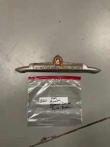 1949 Plymouth Special Deluxe Trunk Emblem / Ornament OEM. pitted - Picture 1 of 10