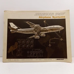 BOEING 747 AIRPLANE SYSTEMS BOOK - Picture 1 of 10