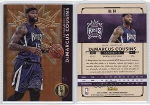 2015-16 Panini Gold Standard AU /79 DeMarcus Cousins #84