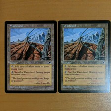 MTG English Version Wasteland /Wasteland 2 Sheets Tempest