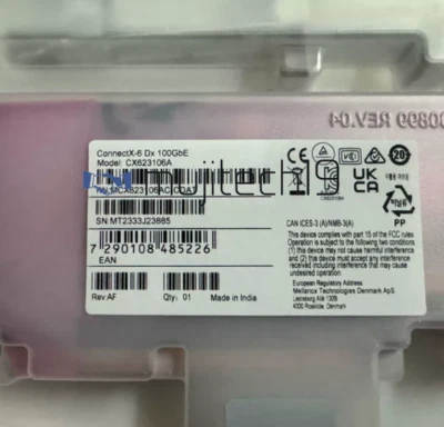 MCX623106AC-CDAT Mellanox ConnectX-6 DX Dual Port 100Gb Ethernet Adapter Card - Image 1 of 3