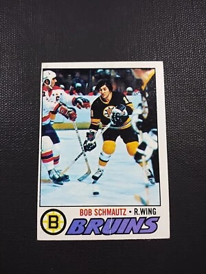 1977-78 Topps #59 Bobby Schmautz Boston Bruins 🏒🏒💥 VG - Image 1 of 2