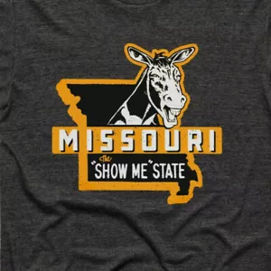 NWT CHARLIE HUSTLE BRAND KANSAS CITY MISSOURI THE SHOW ME STATE SHIRT SIZE SMALL - Picture 1 of 3