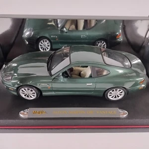 Aston Martin DB7 Vantage Premiere Edition Maisto 1:18 Diecast Car Green - Picture 1 of 21