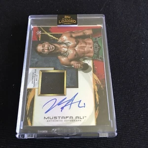 2020 Topps WWE Mustafa Ali Red Authentic Turnbuckle Pad Autograph Auto #3/5 - Picture 1 of 2