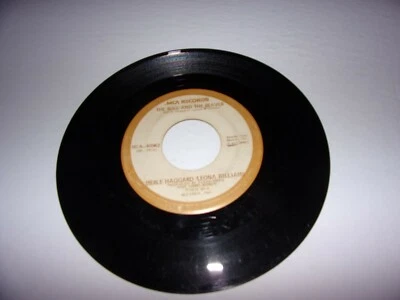 Merle Haggard/Leona Williams: The Bull And The Beaver / I'm Gettin' High 45 Rpm - Image 1 of 2
