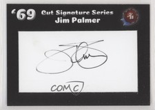 2019 Historic Auto 1969 Cut Signatures Jim Palmer Auto HOF
